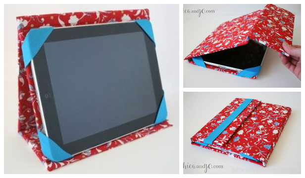 Cool iPad Cover Stand Case Free Sewing Pattern