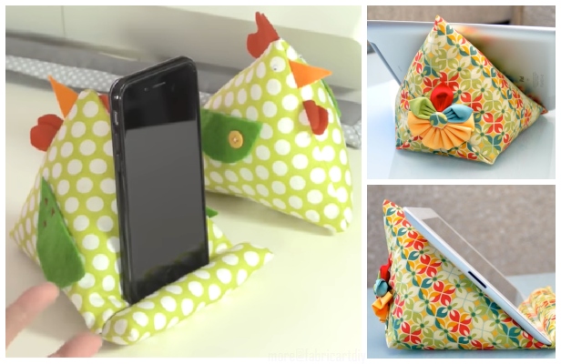 DIY iPad Stand Free Sewing Patterns + Video