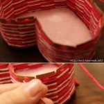 Yarn heart basket tutorial