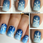 Winter snowflake Nail Art Tutorial