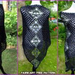 fabricartdiy Crochet Skull Shawl Free Pattern f2