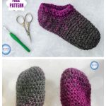 Crochet Star Gazer’s Slipper Socks & Mittens Free Pattern