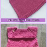 Knit Little Sister’s Dress Free Pattern