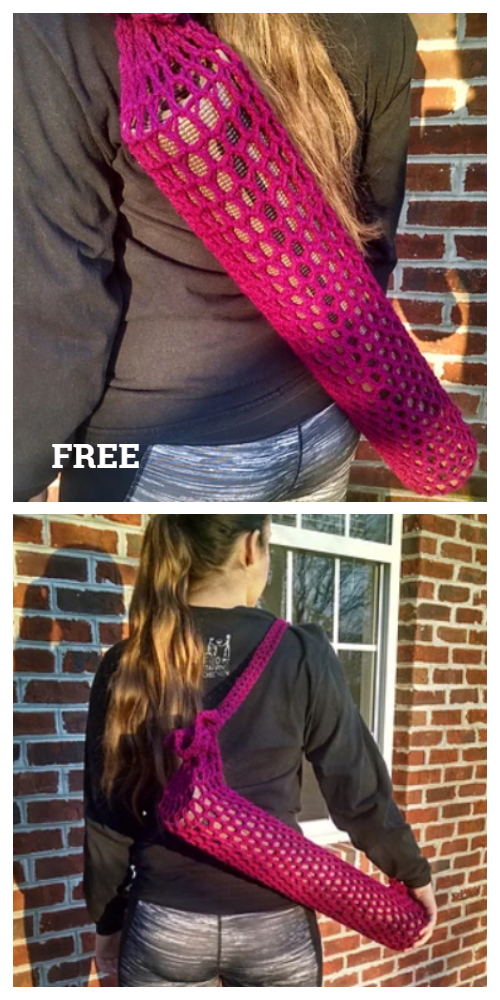 Crochet Yoga Mat Bag Free Pattern