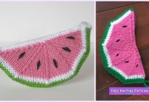 Knit Watermelon Purse Free Knitting Pattern Knit Watermelon Purse Free Knitting Pattern