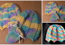 Baby Ripple Baby Beanie Hat Crochet Free Pattern Baby Ripple Baby Beanie Hat Crochet Free Pattern