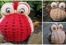 Lovely Crochet Owl Tea Cosies & Bag Crochet Pattern Lovely Crochet Owl Tea Cosies & Bag Crochet Pattern