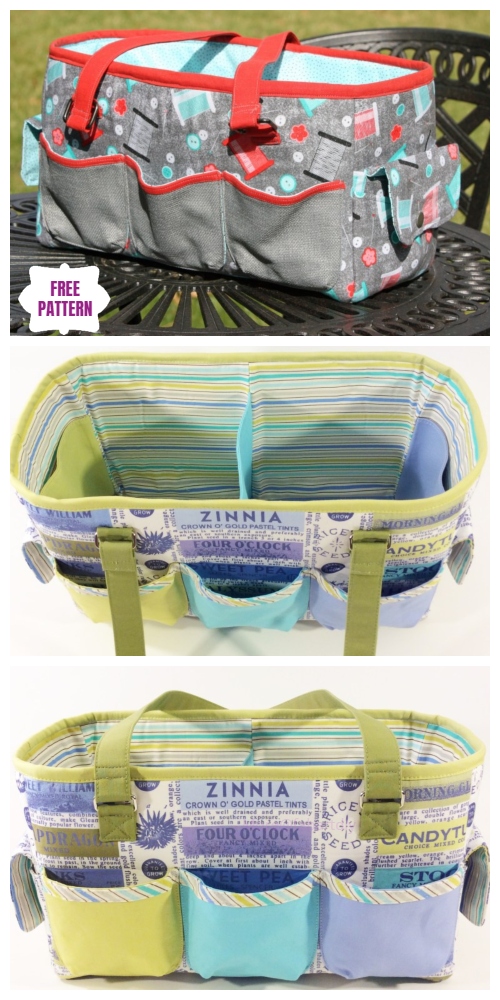 DIY Oslo Craft Bag Sew Pattern & Tutorial - Video