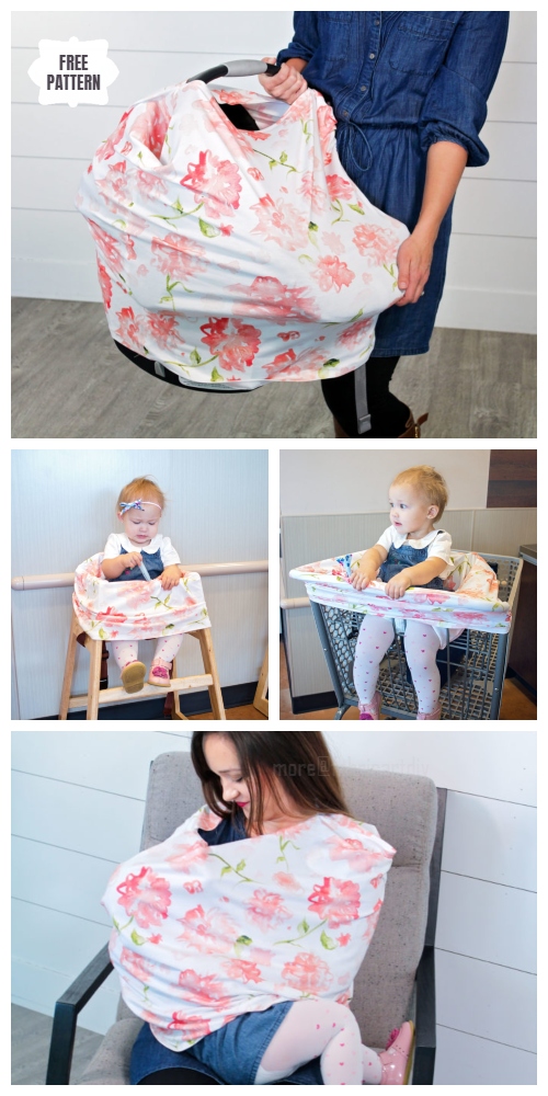 Diy 7 In 1 Car Seat Cover Free Sewing Pattern Tutorial Fabric Art - Diy Infant Car Seat Cover Pattern