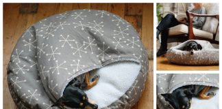 DIY Burrow Dog Bed Sewing Pattern & Tutorial