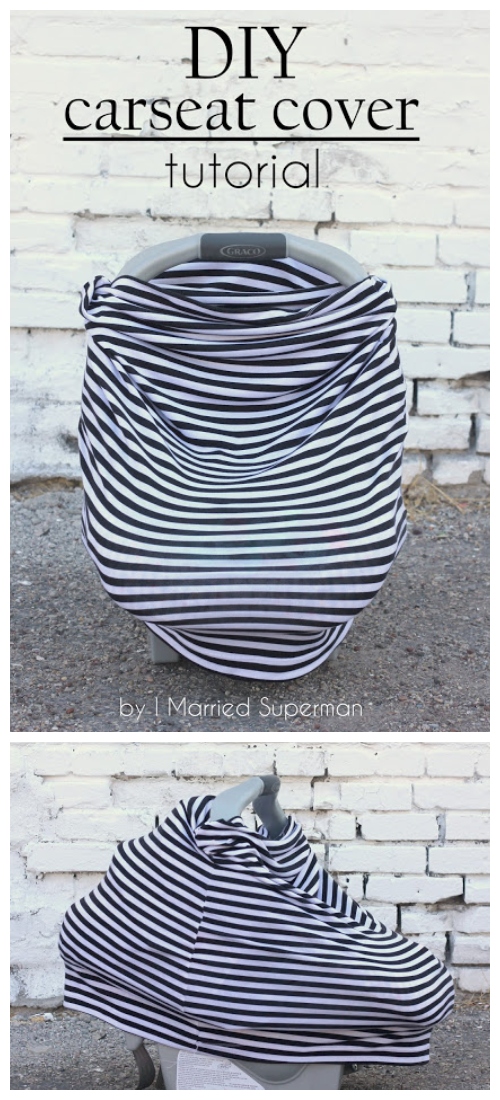 DIY Stretchy Car Seat Cover Free Sewing Pattern & Tutorial