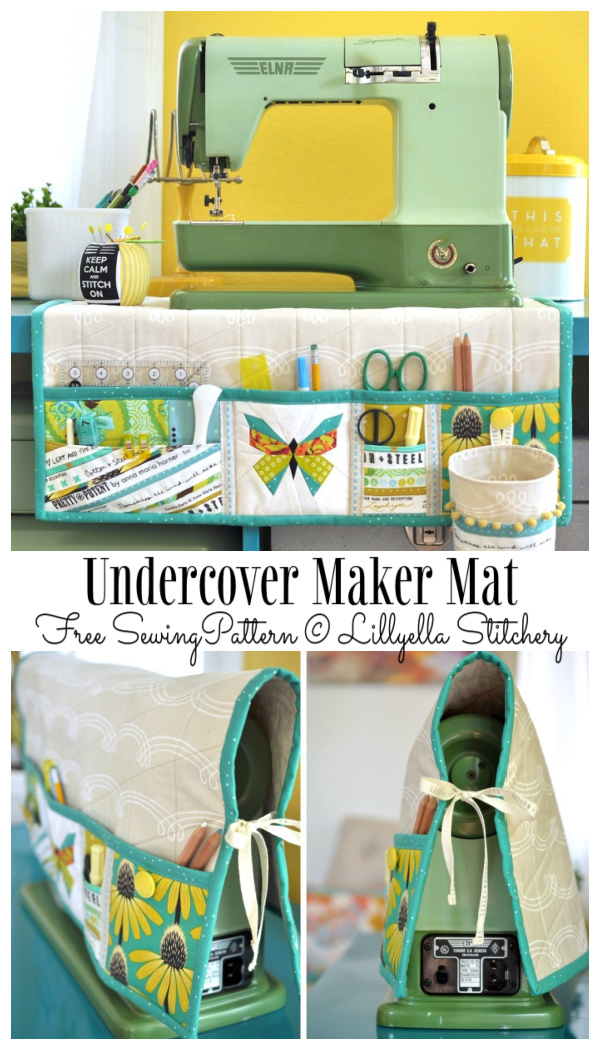 DIY Undercover Maker Mat Free Sewing Pattern&Tutorial