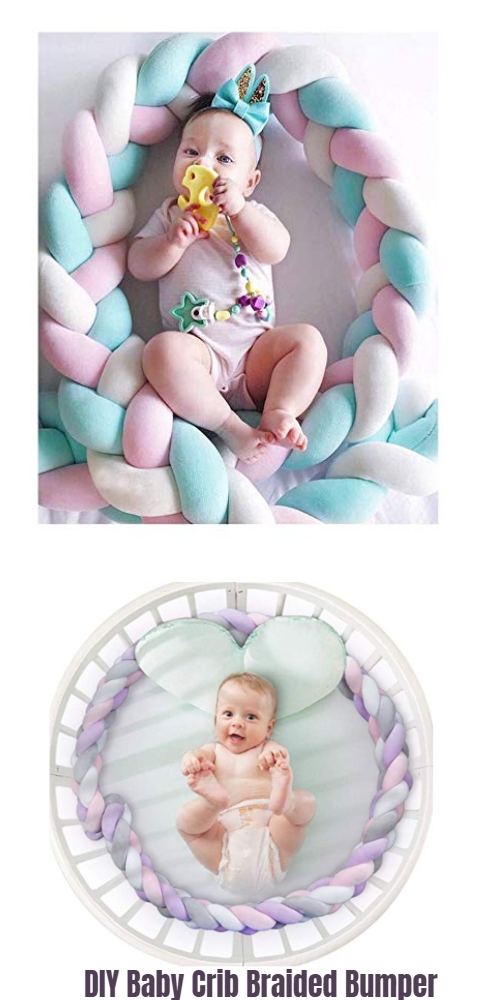 DIY Baby Crib Braided Bumper Tutorial