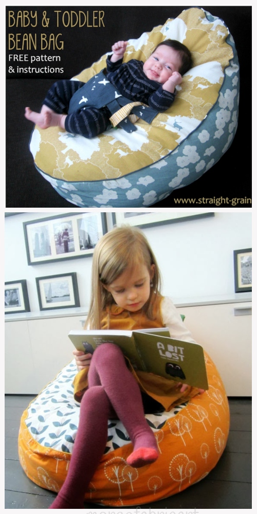 DIY Baby Toddler Bean Bag Free Sewing Pattern & Tutorial