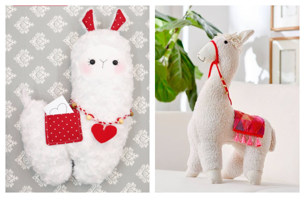 DIY Fabric Toy Llama Free Sewing Patterns