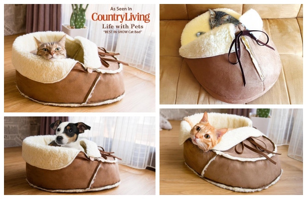 Fun Shoe Cat Bed by NappingJoJo