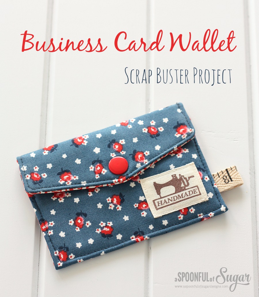 DIY Business Card Wallet Free Sewing Patterns