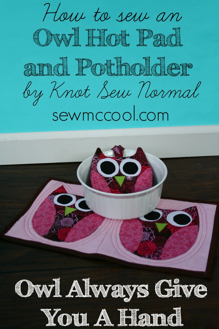 DIY Owl Potholder Free Sewing Patterns + Video