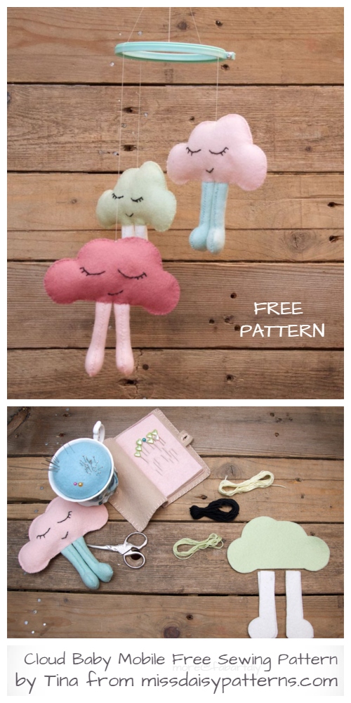 fabricartdiy DIY Fabric Cloud Baby Free Sewing Pattern & Tutorial f2