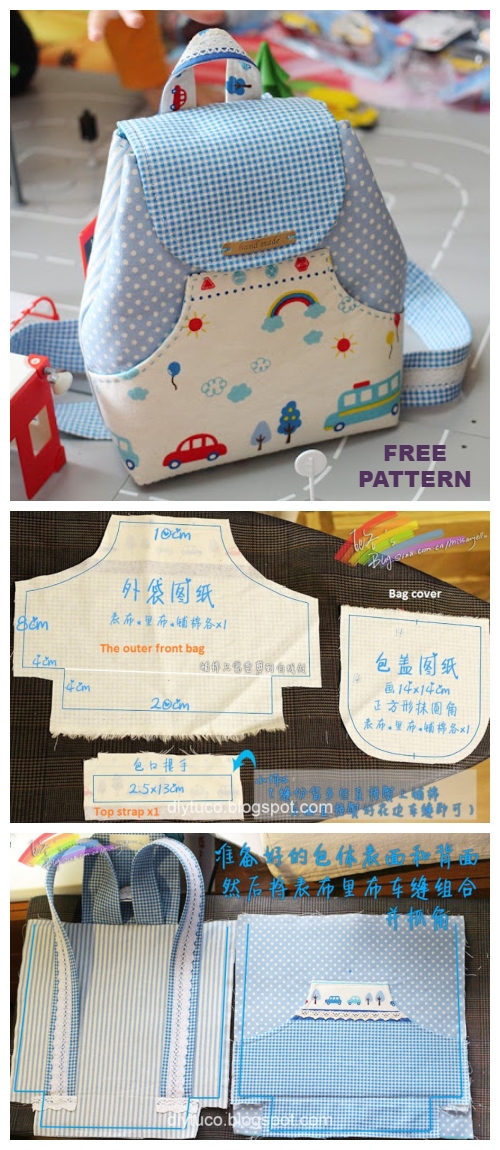 Childs discount bag pattern