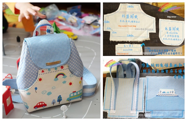 How to sew a backpack – free sewing pattern