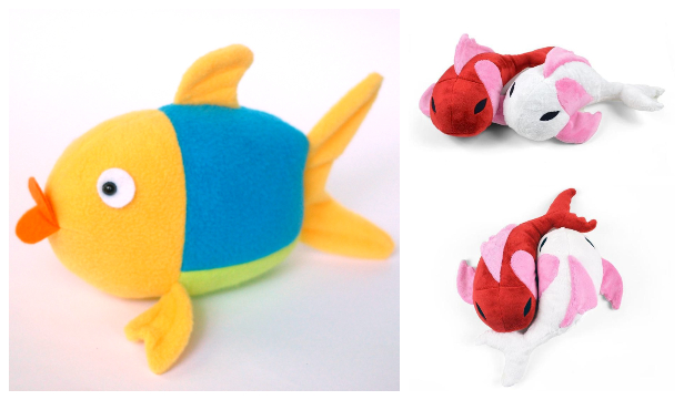 Flying Fish PDF Plush Pattern + Resizing - Easy Toy Sewing Pattern