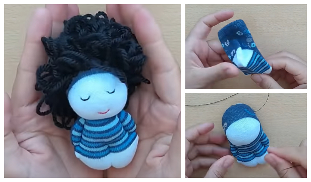 DIY Sock Doll Free Sewing Patterns + Video