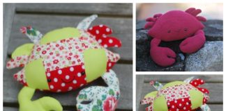 crab plush pattern