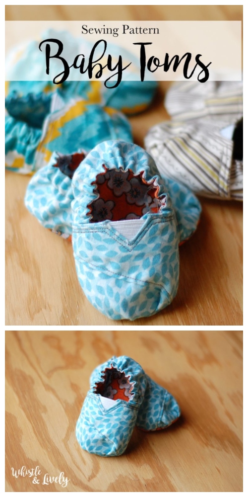 DIY Tom’s Inspired Baby Shoes Free Sewing Patterns