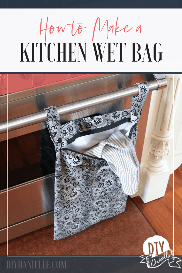 DIY Kitchen Hanging Rag Bag Free Sewing Patterns