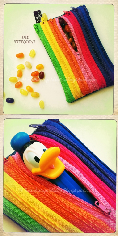 DIY All Zipper Around Pouch Free Sewing Tutorial