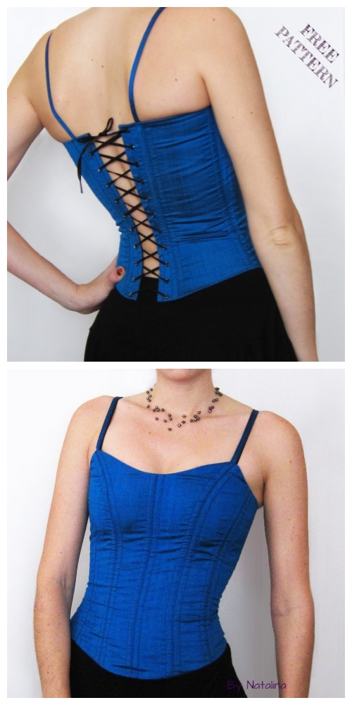 DIY Corset Top Free Sewing Patterns