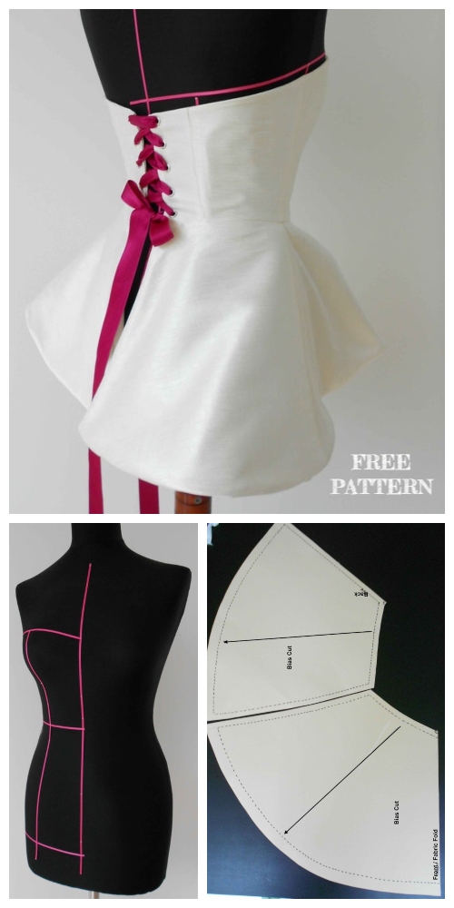 Free Corset Patterns - Do It Yourself For Free