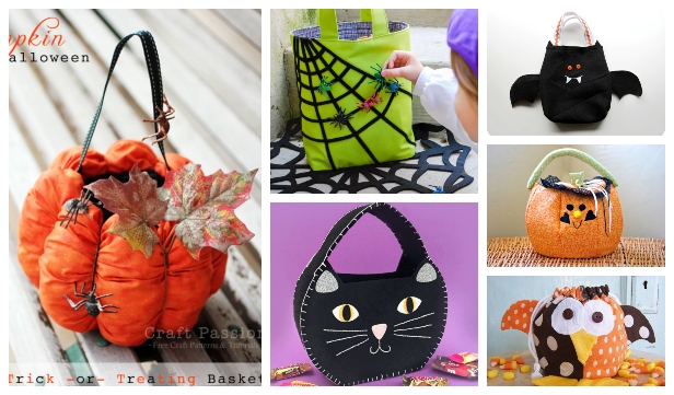 DIY Halloween Kids Treat Bag Free Sewing Patterns & Tutorials