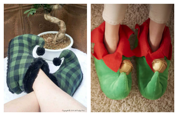 DIY Christmas Elf Shoes Free Sewing Patterns