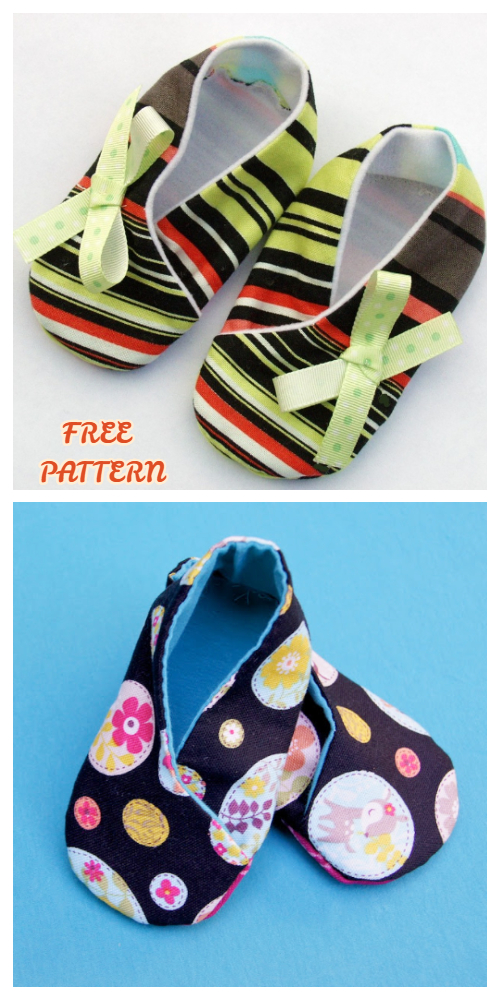 free baby booties sewing pattern