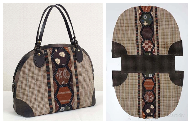 DIY Patchwork Handbag Free Sewing Pattern + Video