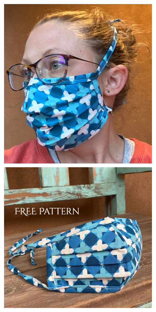 DIY Fabric Face Mask Free Sewing Patterns