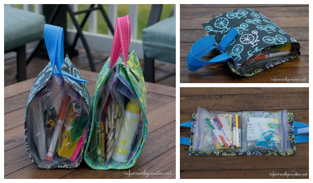 Fabric Kids Busy Bag Free Sewing Patterns