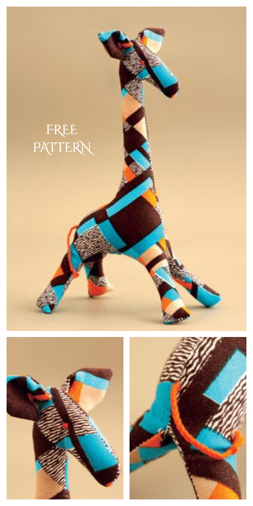 DIY Fabric Toy Giraffe Free Sewing Patterns & Tutorials