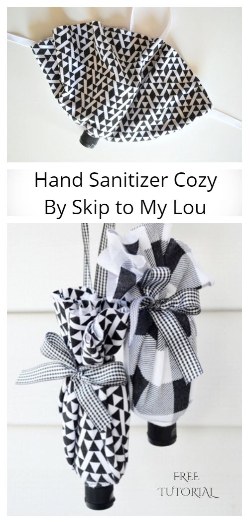 Diy Fabric Hand Sanitizer Holder Free Sewing Patterns Video Fabric Art Diy