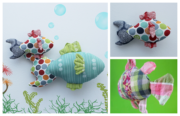 Flying Fish PDF Plush Pattern + Resizing - Easy Toy Sewing Pattern