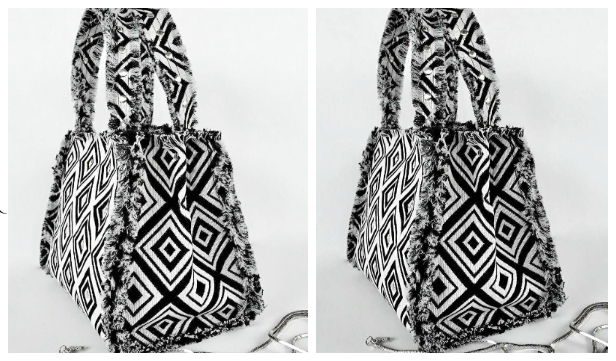 DIY Small Fringed Tote Bag Free Sewing Pattern & Tutorial