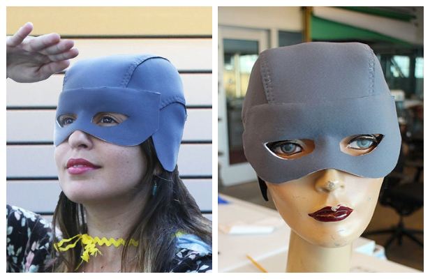 DIY Fabric Super Hero Helmet Free Sewing Pattern & Tutorial