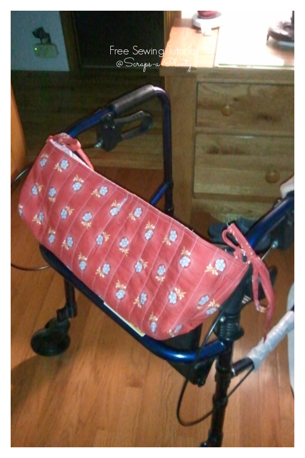 DIY Wheelchair/Walker Bag Free Sewing Patterns