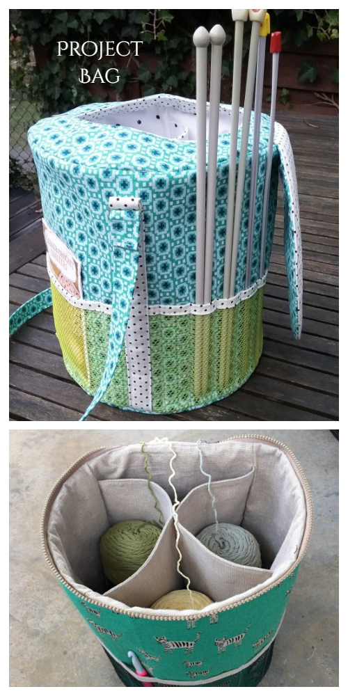 Craft Project Bag - Free Sewing Pattern