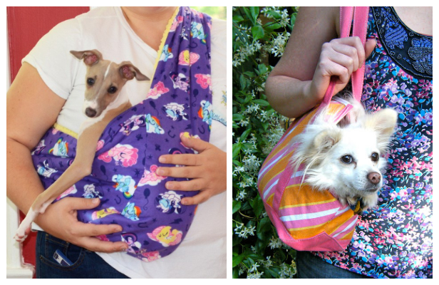 DIY Fabric Dog Sling Carrier Free Sewing Patterns