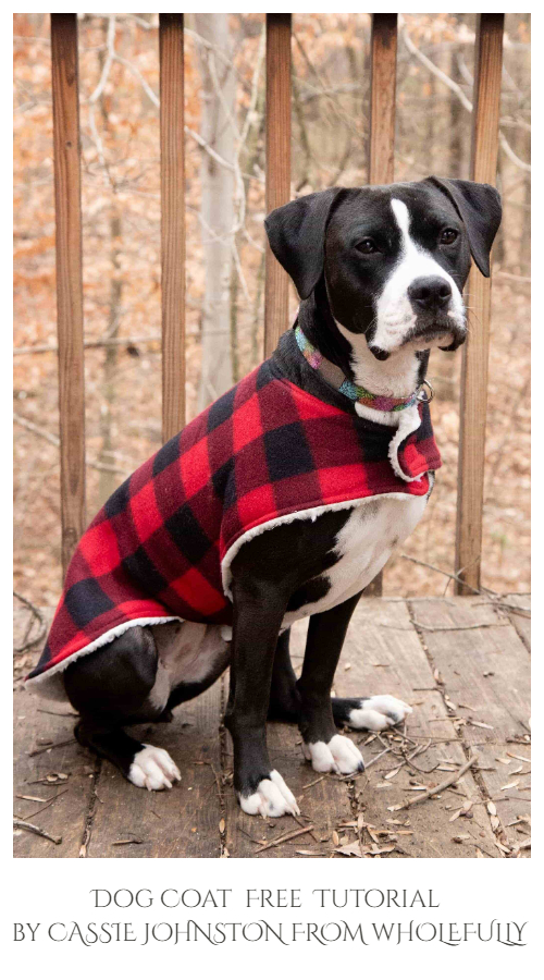 DIY Fabric Dog Coat Free Sewing Patterns