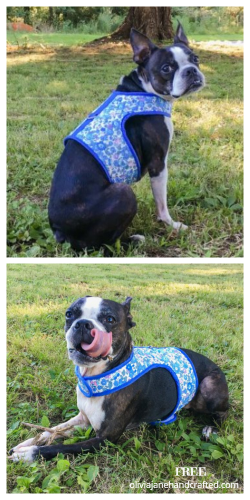DIY Fabric Dog Harness Free Sewing Patterns