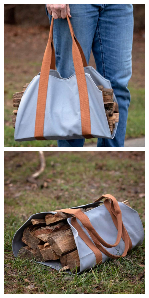 DIY Firewood Carrier Free Sewing Patterns